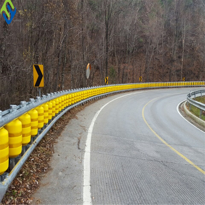 ความปลอดภัยบนทางหลวง Anti Crash Guardrail Crash Barrier Road Roller Barrier