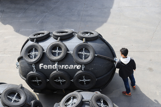 Fendercare Floating Inflatable ยางกันกระแทกเรือลมยางกันกระแทกทางทะเล