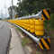 ความปลอดภัยในการจราจร EVA Buckets Rolling Guardrail PU และ PVC Roller Barrier สำหรับทางหลวง
