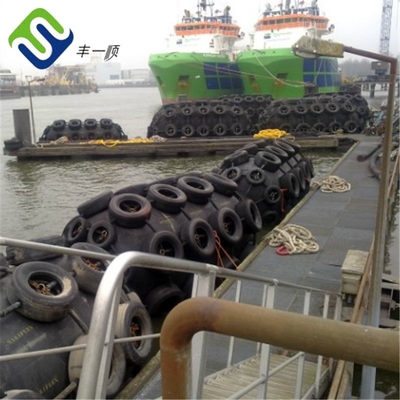 50KPA ยางกันกระแทกข้างเรือนิวเมติก Yokahama Fender Marine Quay Dock Fender